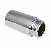 Гайка удлинительная 3/4"х15 мм, для соединения участков трубопровода, хром