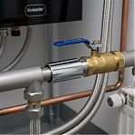 Гайка удлинительная 3/4"х20 мм, для соединения участков трубопровода, хром