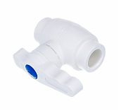 Кран полипропиленовый шаровый ProAqua 32 PA40012 белый