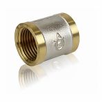 Муфта резьбовая TST Dy=15, 1/2", ВР-ВР, TST.121.0303, соединительная, латунь