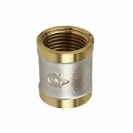 Муфта резьбовая TST Dy=15, 1/2", ВР-ВР, TST.121.0303, соединительная, латунь