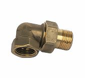 Американка угловая 1/2"-1/2", ВР-НР, с накидной гайкой, латунь