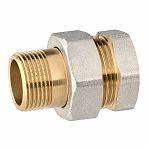 Муфта американка TST 3/4"-3/4" ВР-НР TST151.04K, прямая, с накидной гайкой, латунь
