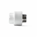 Муфта полипропиленовая Pro Aqua 32-1" НР, PA23018P, комбинированная, белая