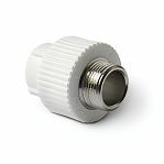Муфта полипропиленовая Pro Aqua 32-1" НР, PA23018P, комбинированная, белая