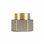 Муфта переходная 1/2" х 3/8" ВР Латунь