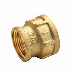 Муфта переходная латунная 3/4"х 1/2" ВР, соединительная для трубы