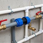 Муфта компрессионная ПНД, диаметр 25 мм, соединительная, для трубопровода