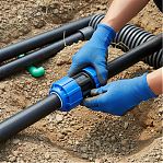 Муфта компрессионная ПНД, диаметр 25 мм, соединительная, для трубопровода