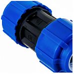 Муфта компрессионная ПНД, диаметр 25 мм, соединительная, для трубопровода