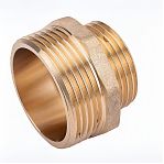 Ниппель резьбовой Gappo 1"-1/2", НР-НР, G1205.0604, переходной , латунь
