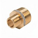 Ниппель резьбовой Viega 1"-1/2", НР-НР, RX 320287, переходной, бронза
