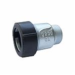 Муфта обжимная Gebo Quick AK 3/4" (24.5-27.3), НР, соединительная, чугун оцинкованный