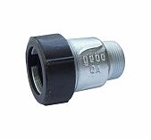 Муфта обжимная Gebo Quick 2" (59.7-63.5), НР, соединительная, чугун оцинкованный