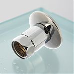 Соединение для полотенцесушителя 1"-1", ВР-НР, латунь хромированная