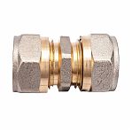 Муфта обжимная Frap F301.1616, 16х16 мм, равнопроходная, цанговое соединение, для металлопластиковых труб