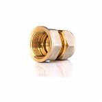 Муфта TST 20-1/2" ВР, TST.202.2003, обжимная, переходная, прямая, латунь