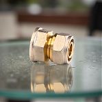 Муфта обжимная TST 16/2" ВР, TST.202.1603, переходная, прямая, латунь