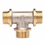 Тройник резьбовой TST 1/2"x1/2"x1/2" НР-НР-НР латунь TST.145.030303