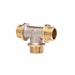 Тройник резьбовой TST 3/4"-3/4"-3/4" НР-НР-НР, TST.145.040404, равнопроходной, латунь