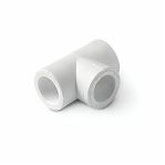 Тройник полипропиленовый Pro Aqua 25х25х25 мм, PA14010P, белый