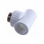 Тройник полипропиленовый Pro Aqua 32-1"-32, НР, PA25018P, комбинированный, белый