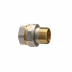 Муфта американка TST, 1 1/4"-1 1/4", НР-ВР, TST.151.06 K, прямая, латунь