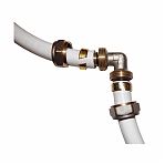 Угольник обжимной Frap F302.1616, 16х16 мм, цанговое соединение, для металлопластиковых труб