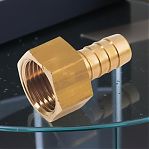 Штуцер для шланга, резьбовой, 1ВР 1/2"-20 мм, переходной, латунь