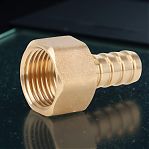 Штуцер для шланга, резьбовой, 1ВР 1/2"-20 мм, переходной, латунь