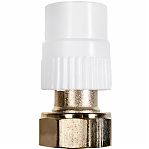 Муфта полипропиленовая Pro Aqua PA75010P 20-3/4" ВР, комбинированная, белая