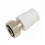 Муфта полипропиленовая Pro Aqua PA75010P 20-3/4" ВР, комбинированная, белая