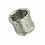 Муфта резьбовая, Dy=50 мм, 2", ВР-ВР, латунь никелированная