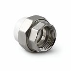 Муфта полипропиленовая Pro Aqua 20-1" ВР, разъемная, комбинированная, белая