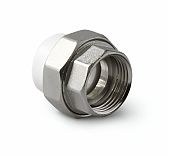 Муфта полипропиленовая Pro Aqua 20-1" ВР, разъемная, комбинированная, белая