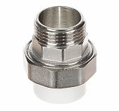 Муфта полипропиленовая разъёмная ProAqua 50-1 1/2" НР белая