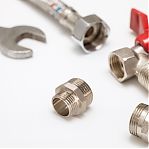 Ниппель резьбовой, 1"-3/4" НР-НР, переходной, латунь никелированная