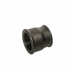 Муфта переходная чугунная ВР 1.1/2" х 1" черная, для трубопроводов водоснабжения и отопления