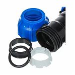 Тройник для труб ПНД, 25х1"НРх25 переходной, компрессионный, с наружной резьбой