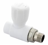 Кран полипропиленовый  ProAqua 25х3/4" прямой для радиатора