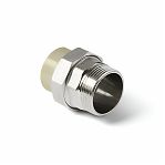 Муфта полипропиленовая Pro Aqua 63-2", НР, PA21024, разъемная, комбинированная, белая