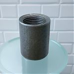 Муфта резьбовая, 2" Dy=50 ВР-ВР, 212100815, соединительная, чёрная, сталь