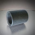 Муфта резьбовая, 2" Dy=50 ВР-ВР, 212100815, соединительная, чёрная, сталь