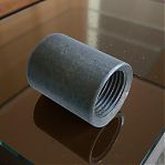 Муфта резьбовая, 2" Dy=50 ВР-ВР, 212100815, соединительная, чёрная, сталь