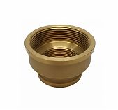 Муфта переходная 2"х 1.1/4" ВР, прямая, соединительная, латунь, для стальных труб