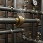 Муфта переходная 2"х 1.1/4" ВР, прямая, соединительная, латунь, для стальных труб