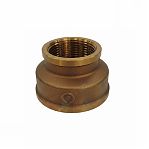 Муфта переходная 2"х 1.1/4" ВР, прямая, соединительная, латунь, для стальных труб