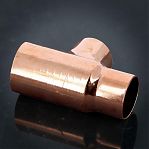 Тройник под пайку Viega 54х35х54 мм, переходной, для медных труб