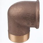 Угольник 90 гр. переходной Viega 28-3/4", пайка-НР, для медных труб, бронза