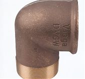 Угольник 90 гр. переходной Viega 28-3/4", пайка-НР, для медных труб, бронза